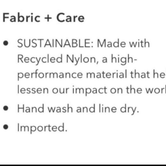 Athleta Bondi Bra‎ Cup Tankini Swim Tank Black UPF 50+ Beach Vacation 38 B/C - Picture 10 of 11